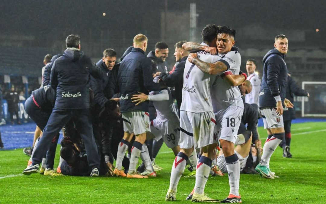 Bologna con un piede in Champions, Empoli battuto 1-0