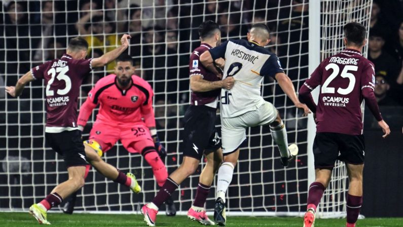 Salernitana-Lecce 0-1, esordio con vittoria in panchina per Gotti