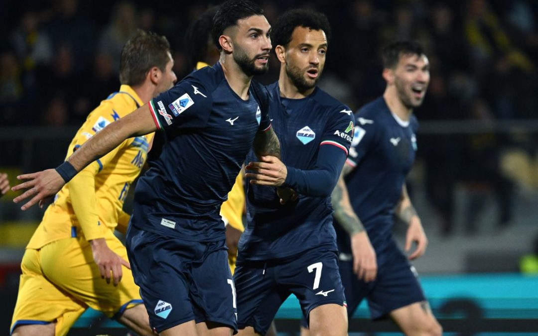 La Lazio passa 3-2 a Frosinone, doppietta di Castellanos