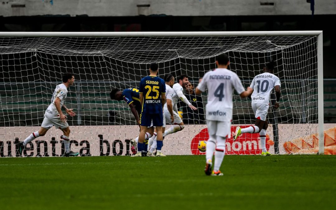 Il Milan passa al Bentegodi e rafforza il secondo posto