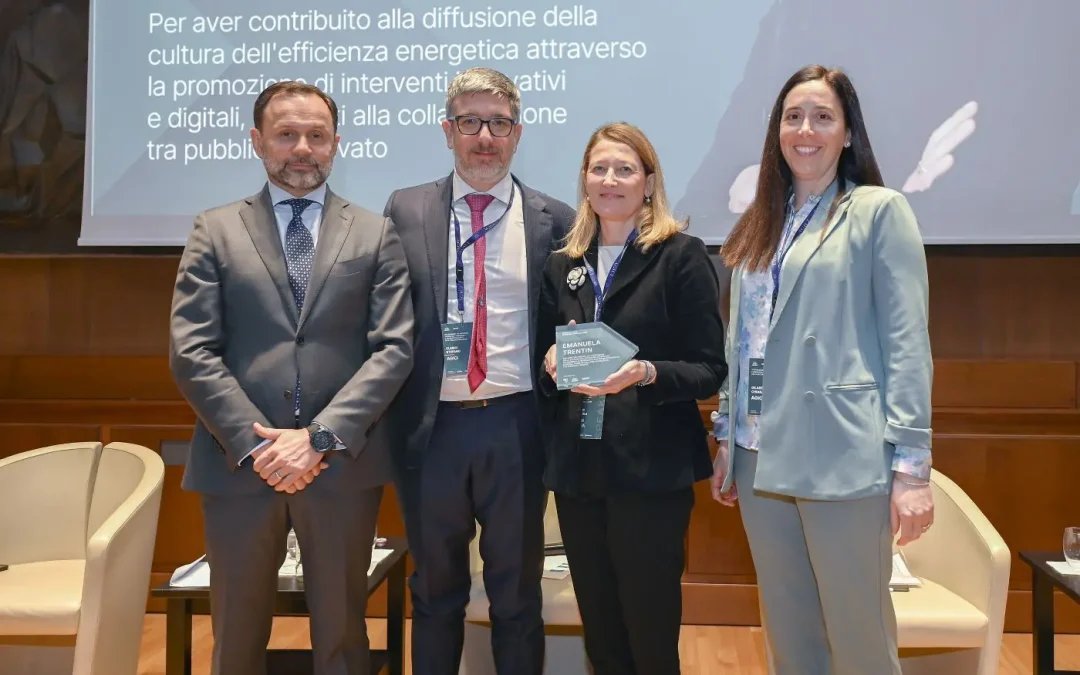 Emanuela Trentin vince il premio “Manager Efficienza Energetica” 2024