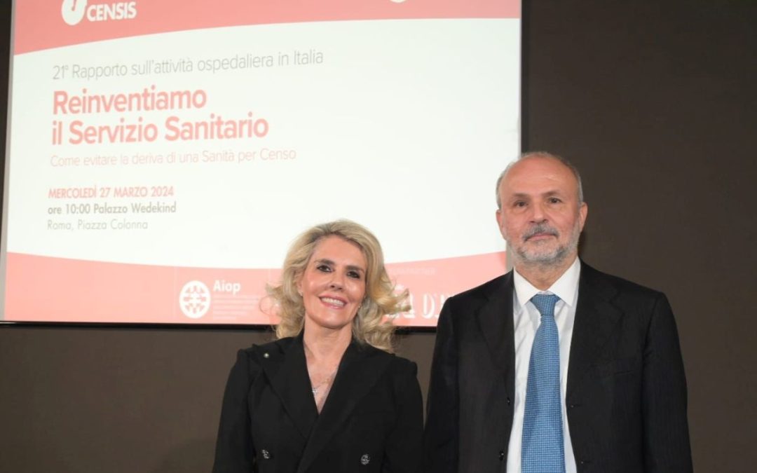 Rapporto Ospedali&Salute Censis-Aiop “Evitare deriva sanità per censo”