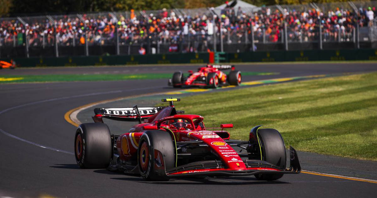 Formula 1, doppietta Ferrari in Australia, vince Sainz davanti a Leclerc