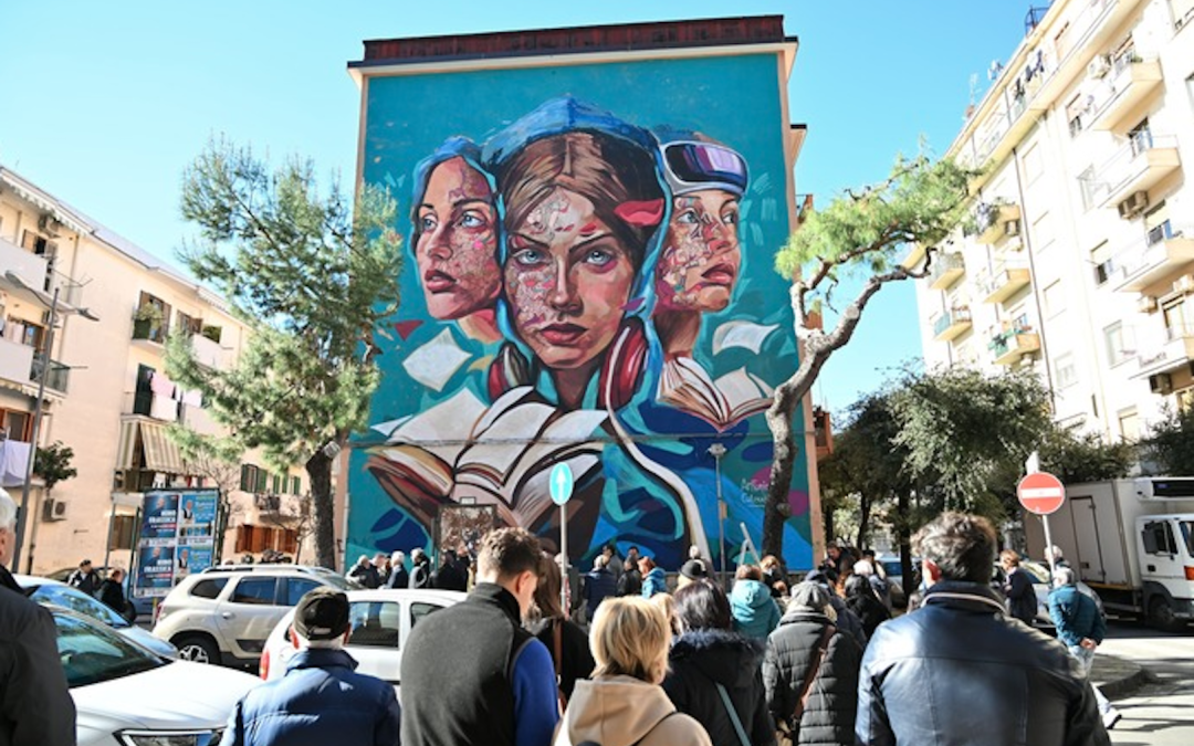 Il murales di Salerno dedicato alle donne