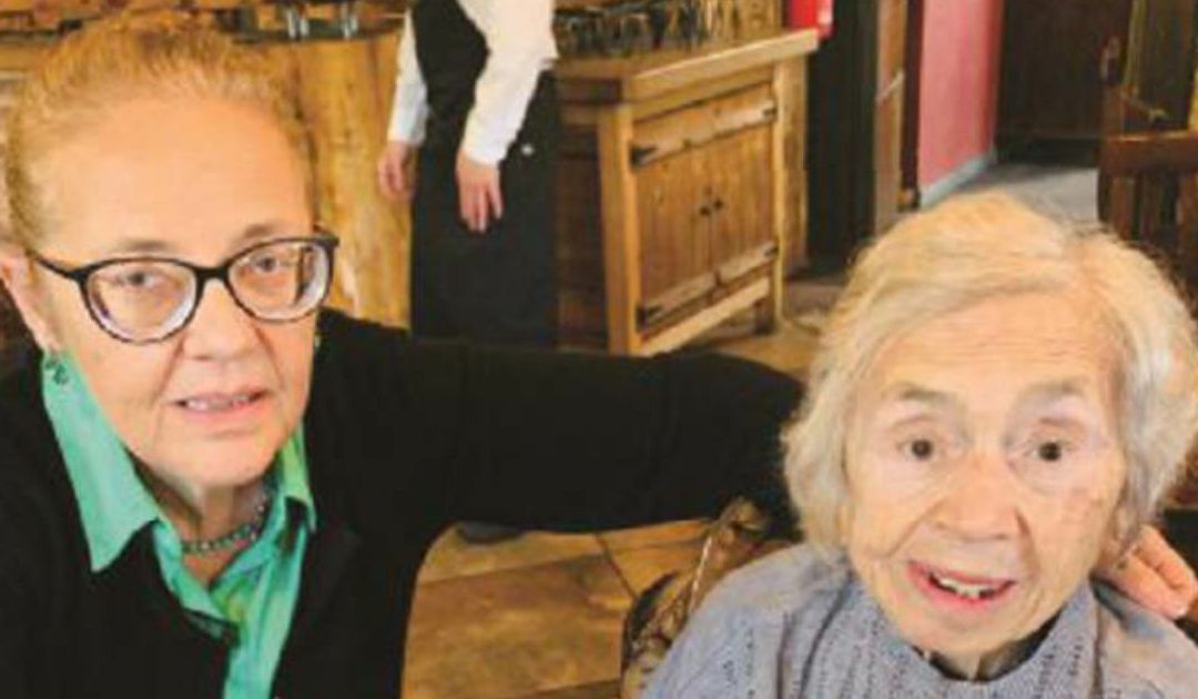 Teresa Cannata assieme alla madre