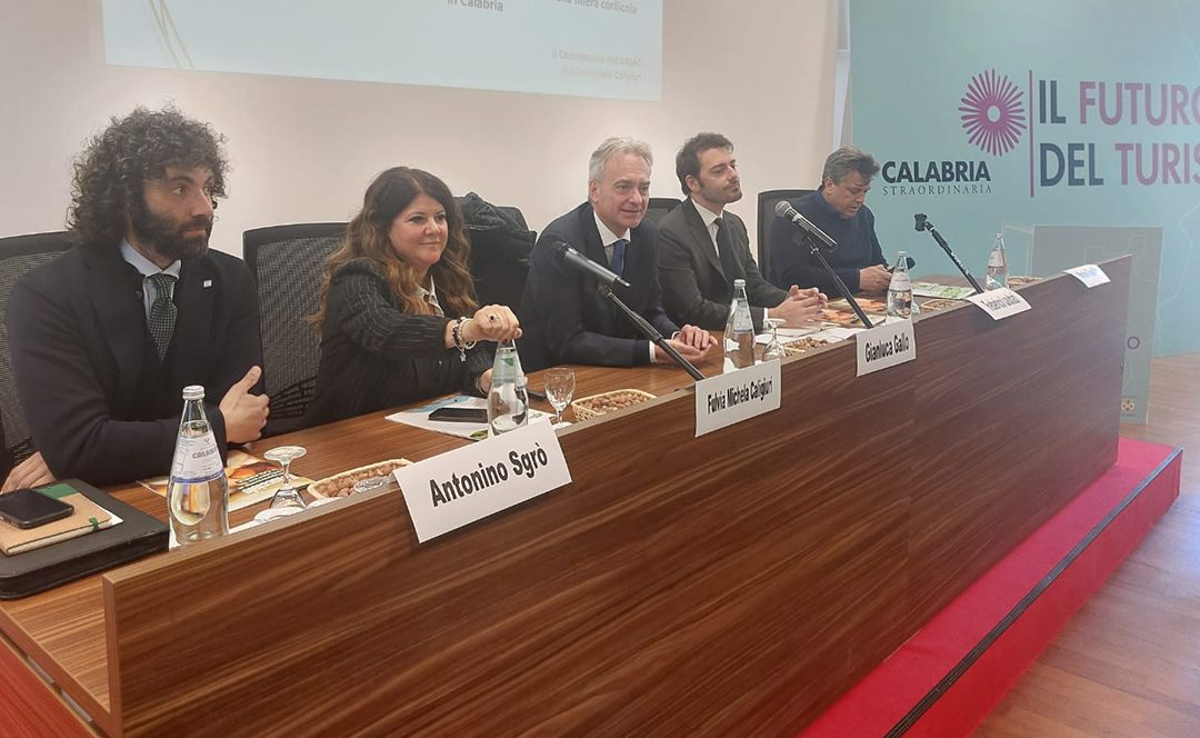 Un momento della conferenza stampa che si è svolta ieri alla Cittadella regionale di Catanzaro