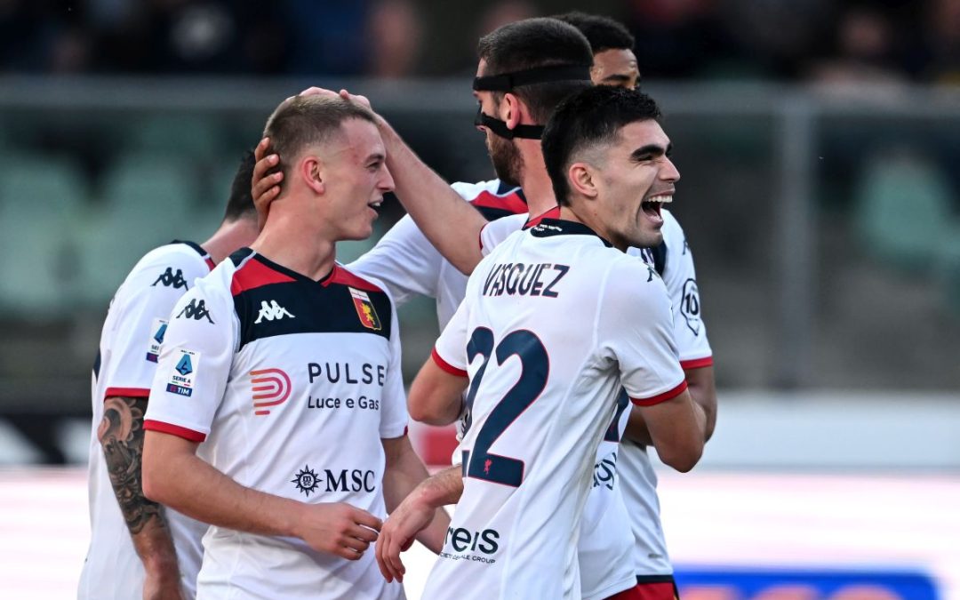 Il Genoa vince 2-1 in casa del Verona