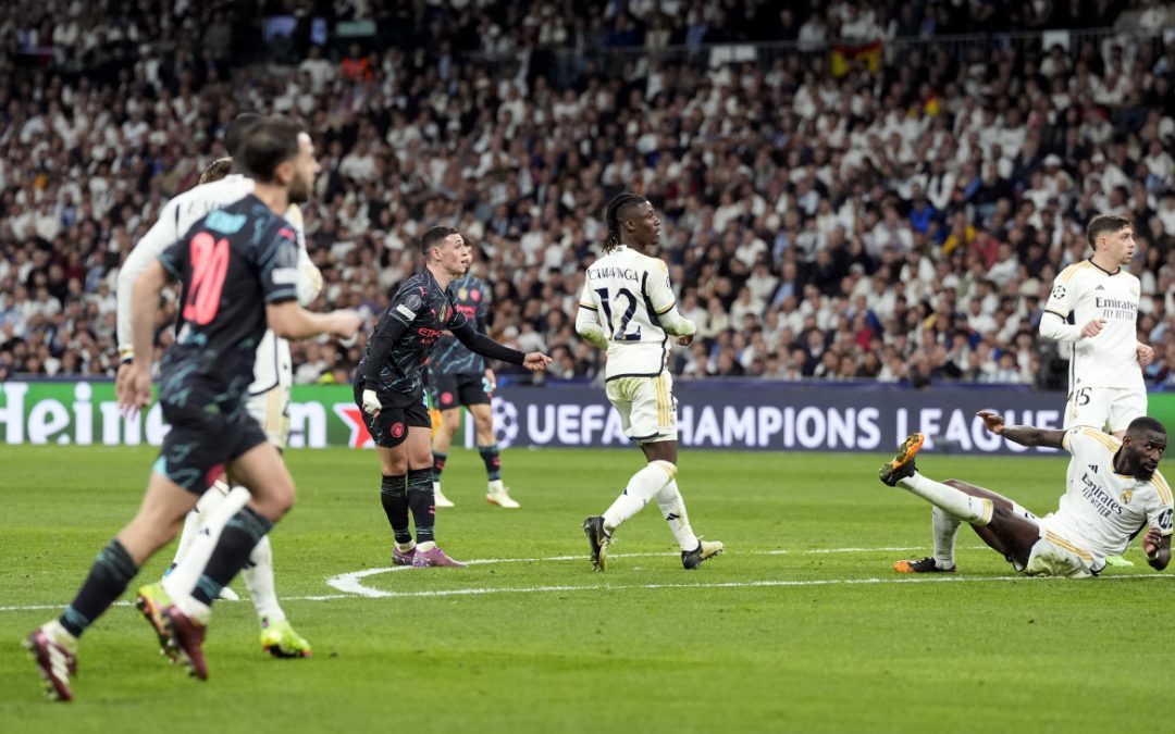 Gol e spettacolo al Bernabeu, Real Madrid-ManCity 3-3