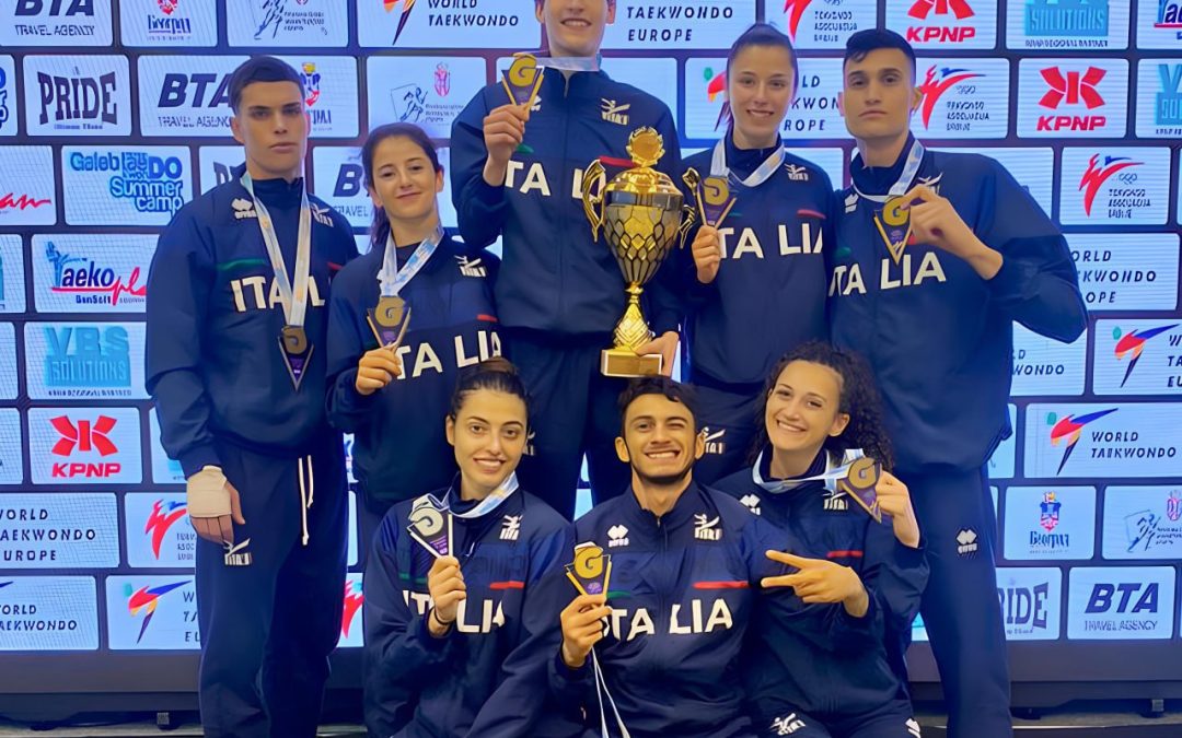 Grande prova della Nazionale di taekwondo al Serbia Open G2