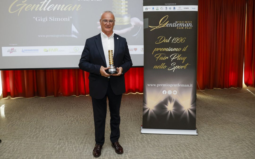 Allenatore Gentleman 2023 a Ranieri nel ricordo di Simoni