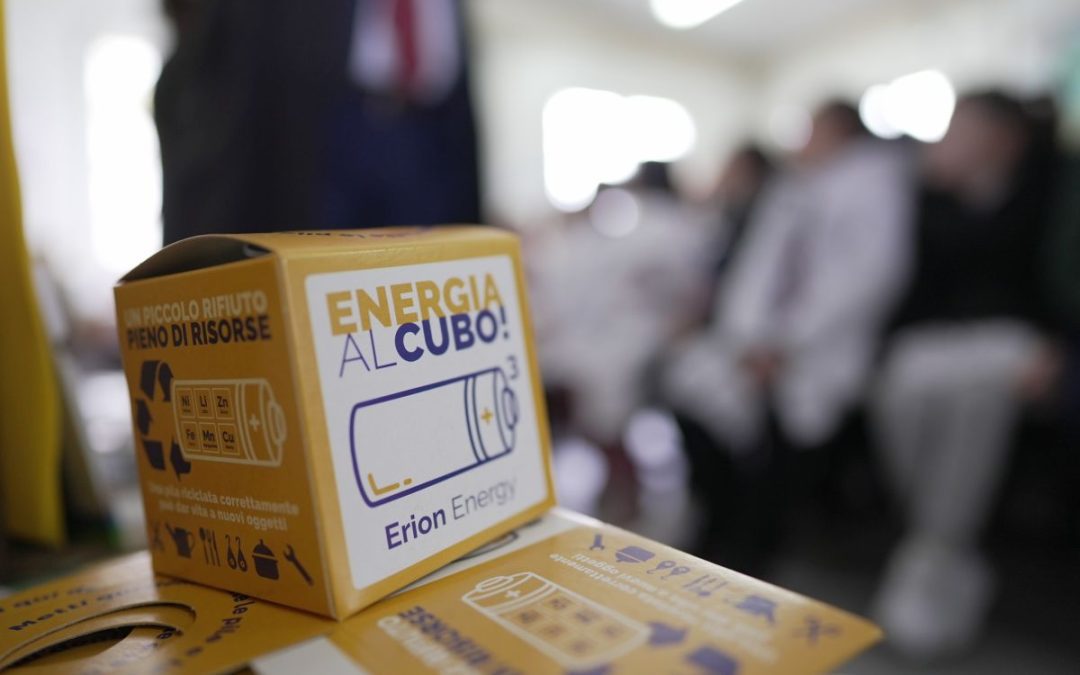 Con “Energia al Cubo” raccolti oltre 7.400 kg di pile portatili
