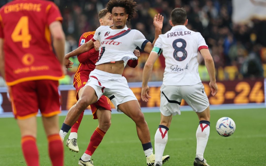 Show Bologna all’Olimpico e Roma battuta 3-1