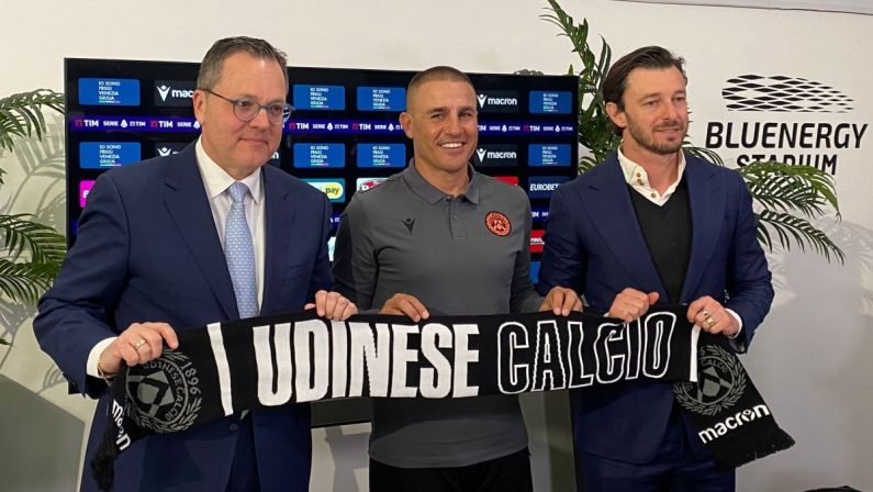 Cannavaro “Via la paura per la salvezza dell’Udinese”