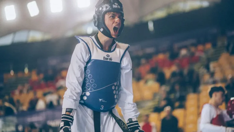 Mangione tricolore jrs di taekwondo, Cito “Livello elevato”