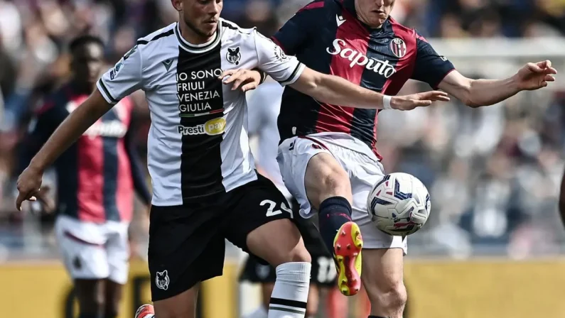 Bologna-Udinese 1-1, Saelemaekers risponde a Payero
