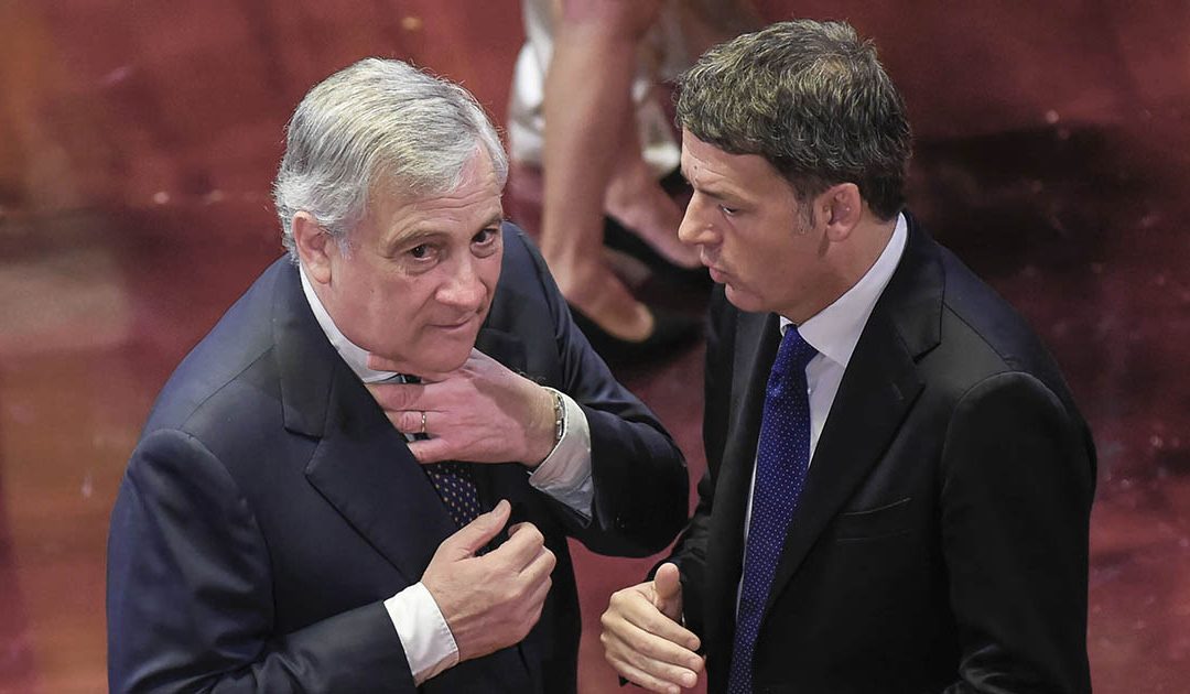 Antonio Tajani e Matteo Renzi