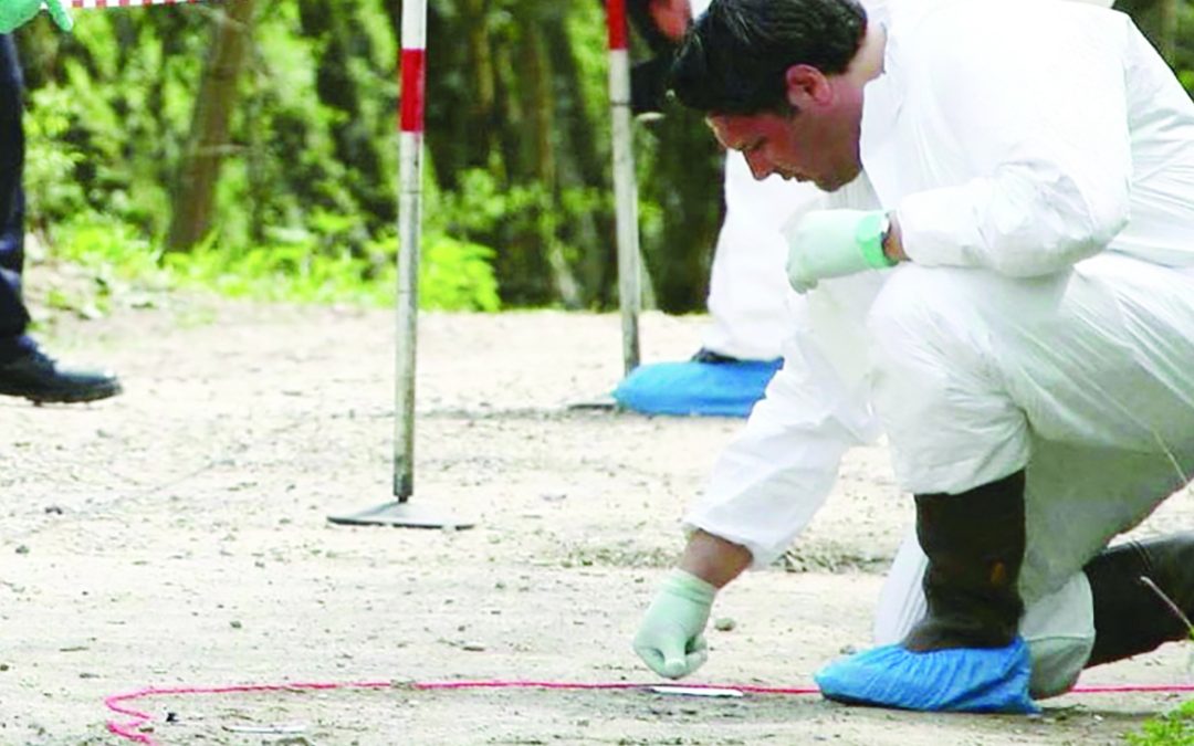 Il luogo del duplice omicidio compiuto nell’aprile 2006 a Terranova Bracciolini nell’Aretino
