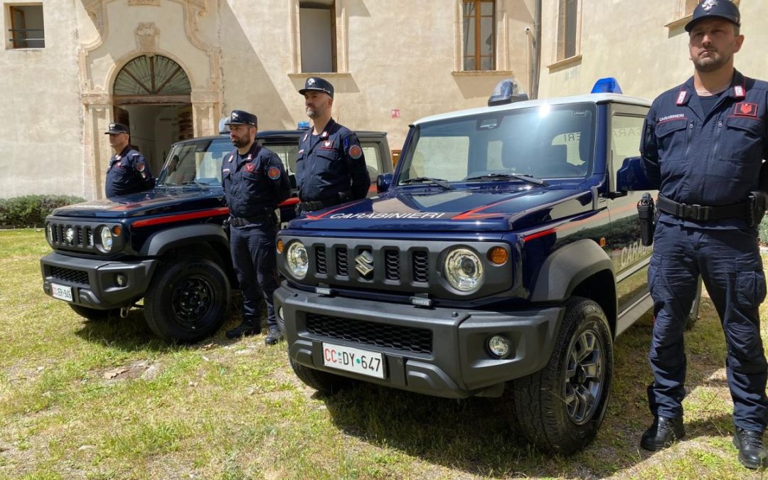 Quattro Suzuki Jimny consegnate ai Carabinieri dei Parchi Nazionali