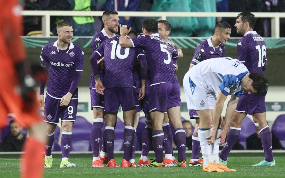 Fiorentina-Bruges 3-2, decide Nzola nel recupero