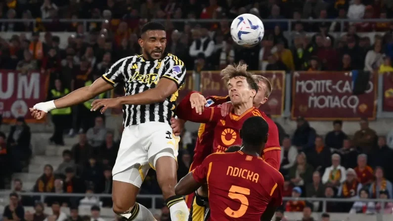 Bremer risponde a Lukaku, Roma-Juventus 1-1
