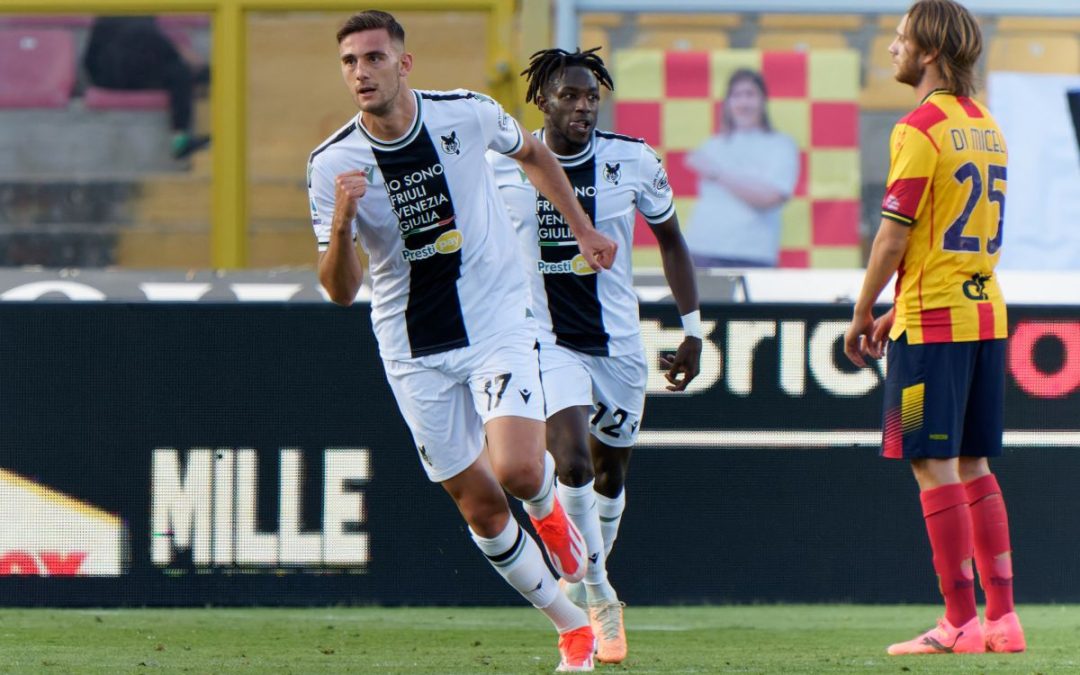 L’Udinese vince a Lecce, punti d’oro verso la salvezza