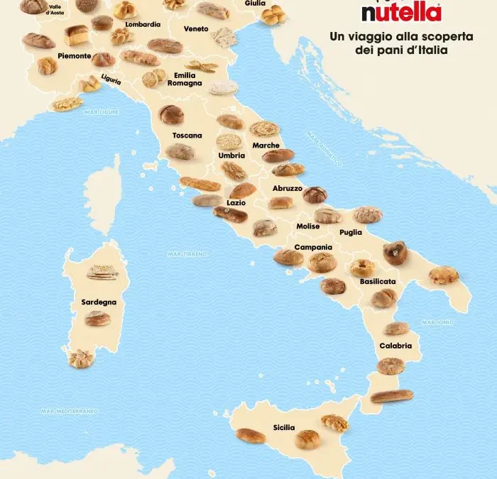 Nutella, al via l’iniziativa “Candida il pane della tua regione”
