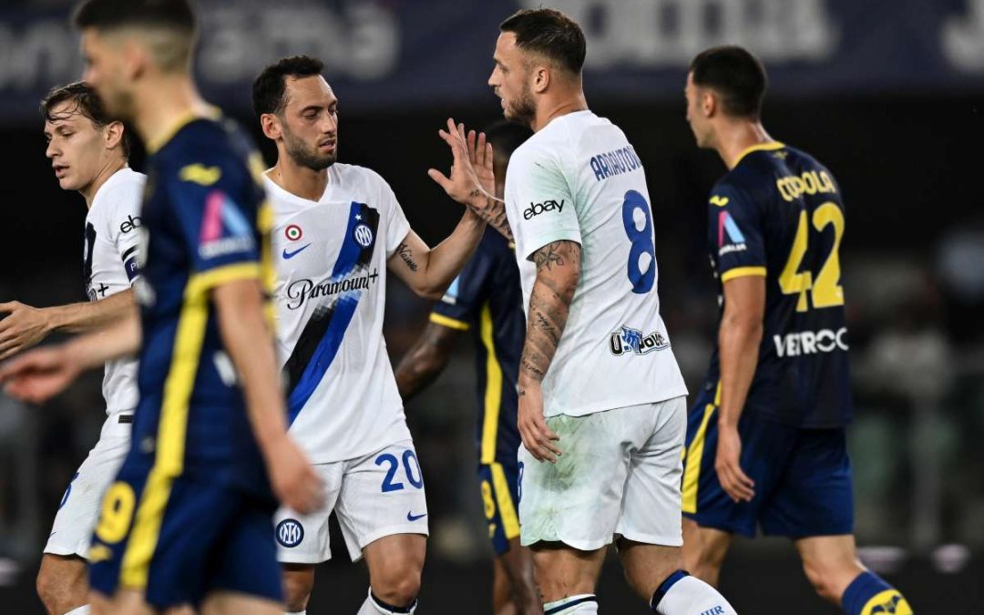 L’Inter chiude con un pareggio, 2-2 sul campo del Verona