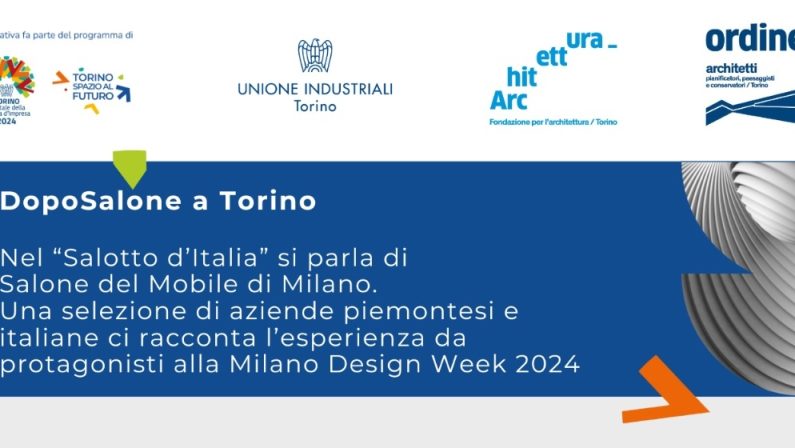 Torino: all’Unione Industriali le imprese piemontesi parlano della Design week di Milano