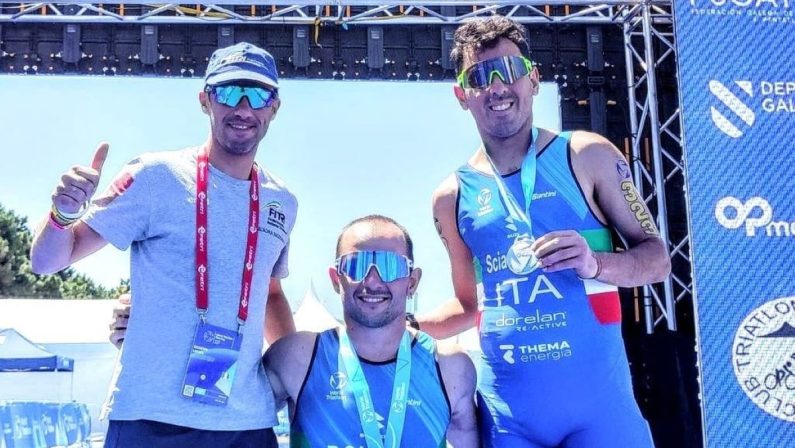 Un oro e un argento per l’Italia del Paratriathlon a Vigo