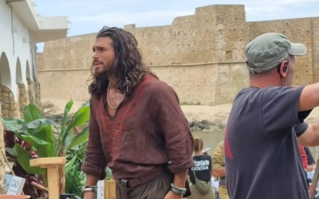 L'attore Yan Caman che interpreterà Sandokan sul set