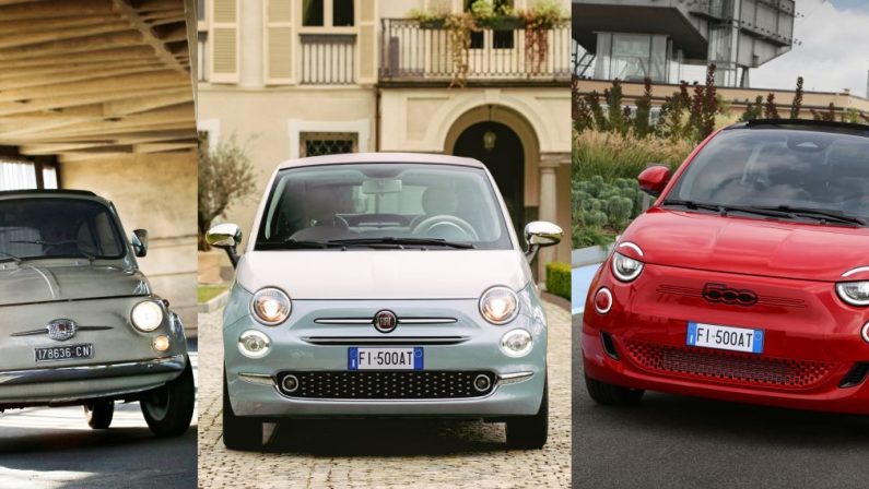 Fiat 500 celebra 67 anni di iconico design italiano