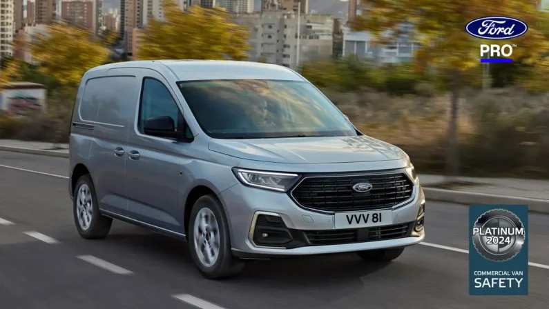 Tre riconoscimenti Platinum EuroNCAP per i furgoni Ford Pro