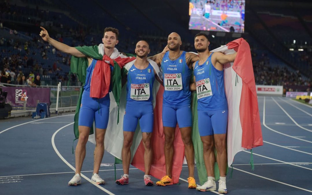 Staffetta 4×100 maschile in finale ai Giochi