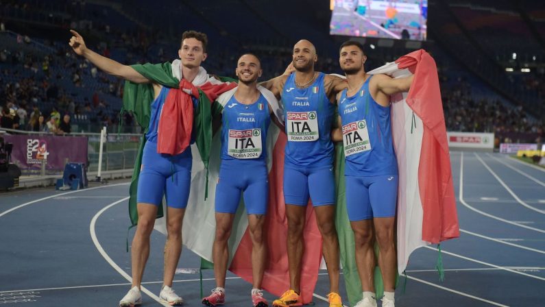 Staffetta 4×100 maschile in finale ai Giochi