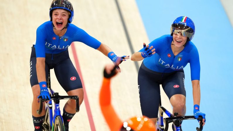 Tandem d’oro, Consonni e Guazzini vincono la Madison a Parigi