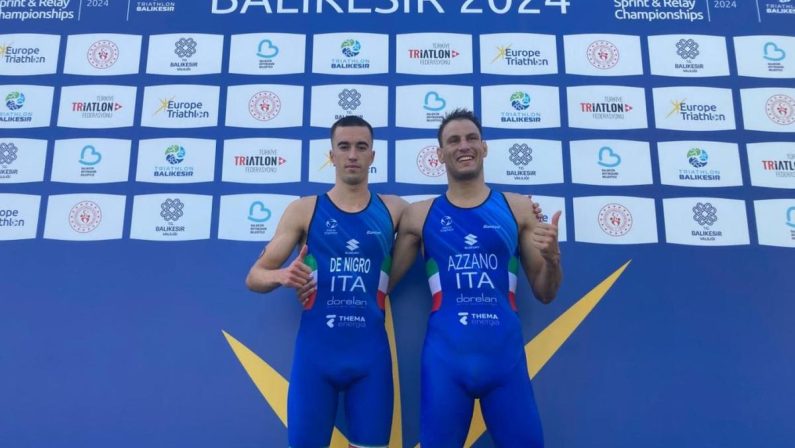 Europe Sprint Triathlon, oro per Azzano e argento per De Nigro