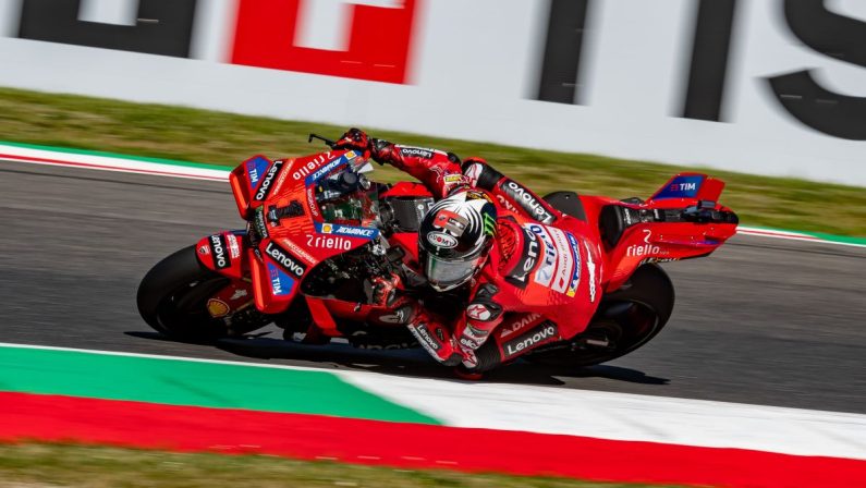 Bagnaia il più veloce nella Practice a Misano
