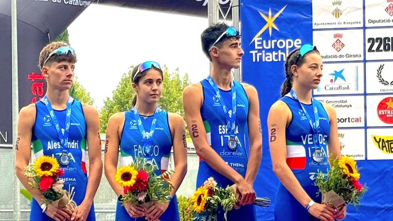 Europe Triathlon Youth Championships, staffetta azzurra 2^