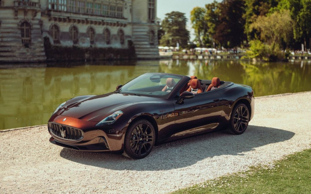 Maserati GranCabrio Folgore Tignanello allo Chantilly Arts Elegance
