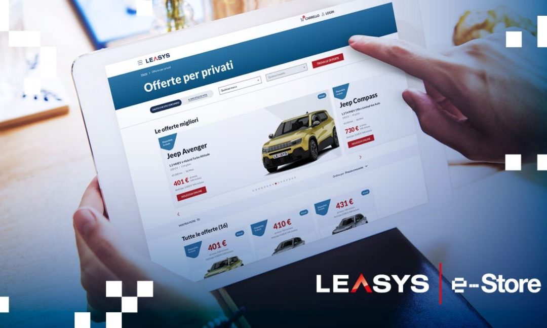 Leasys lancia Leasys e-Store, il nuovo marketplace digitale