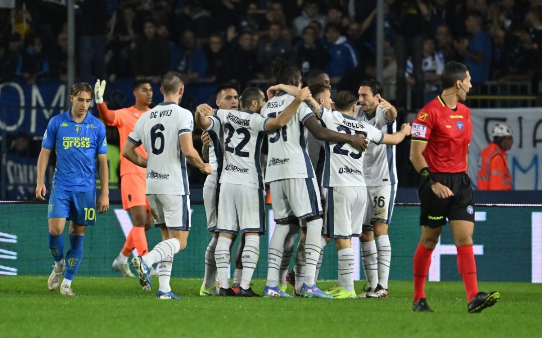 Frattesi e Lautaro lanciano l’Inter, 3-0 in casa Empoli