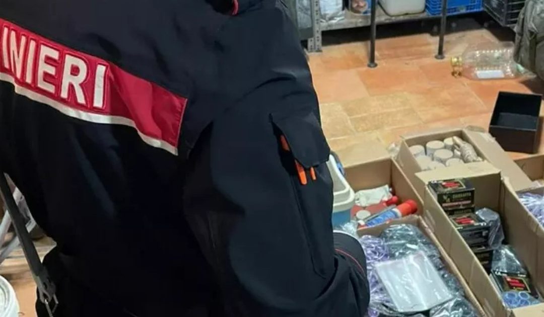 Nel Casertano, 65 kg di esplosivo nascosti in un garage