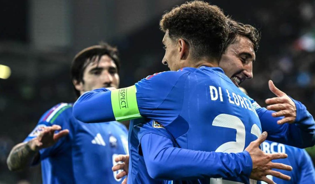 Poker azzurro in Nations League, Israele travolto 4-1