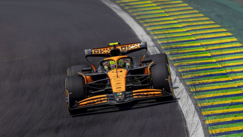 In Brasile Norris in Pole, la Ferrari sesta con Leclerc