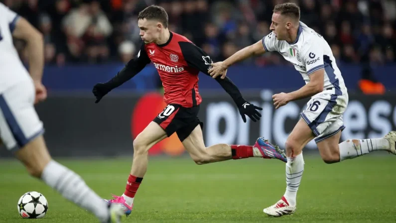 L’Inter cade al 90′ a Leverkusen, decide Mukiele
