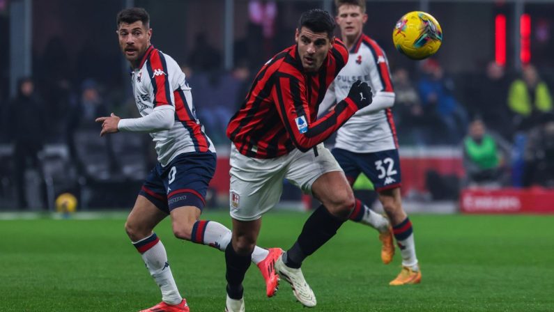 Il Milan sbatte sul Genoa, 0-0 e fischi a San Siro