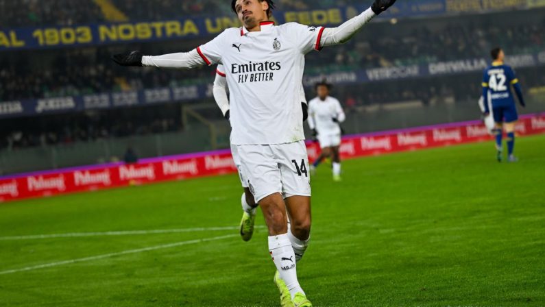 Il Milan passa al Bentegodi, Reijnders condanna il Verona