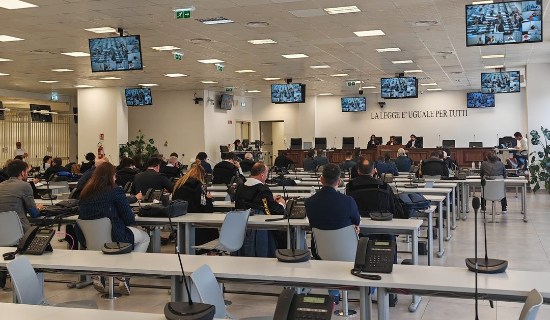 L'aula bunker in cui si è celebrato il processo