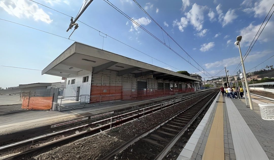 I lavori alla stazione ferroviaria di Scalea - Santa Domenica di Talao