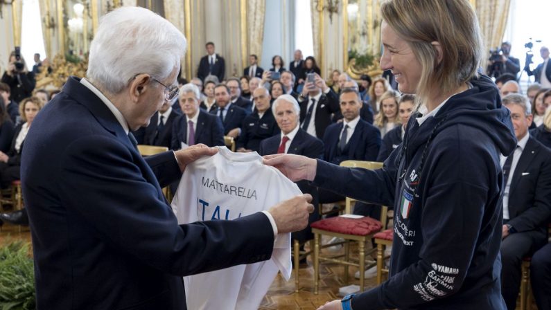 Al Quirinale la celebrazione dei successi della vela azzurra